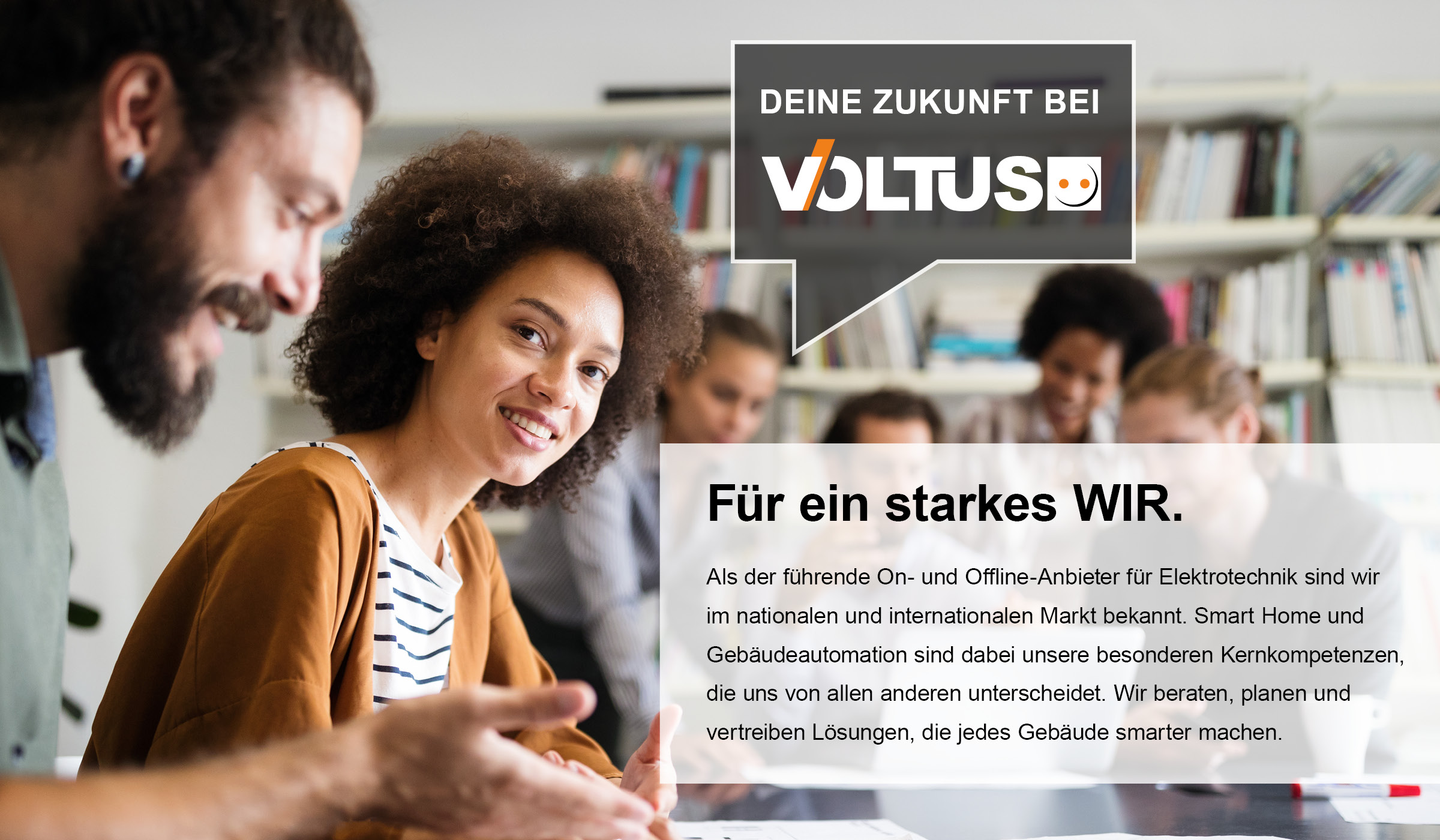 Deine Zukunft als Vollzeitangestellter bei Voltus